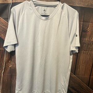 Adidas Men's Light Gray Short Sleeve Tee